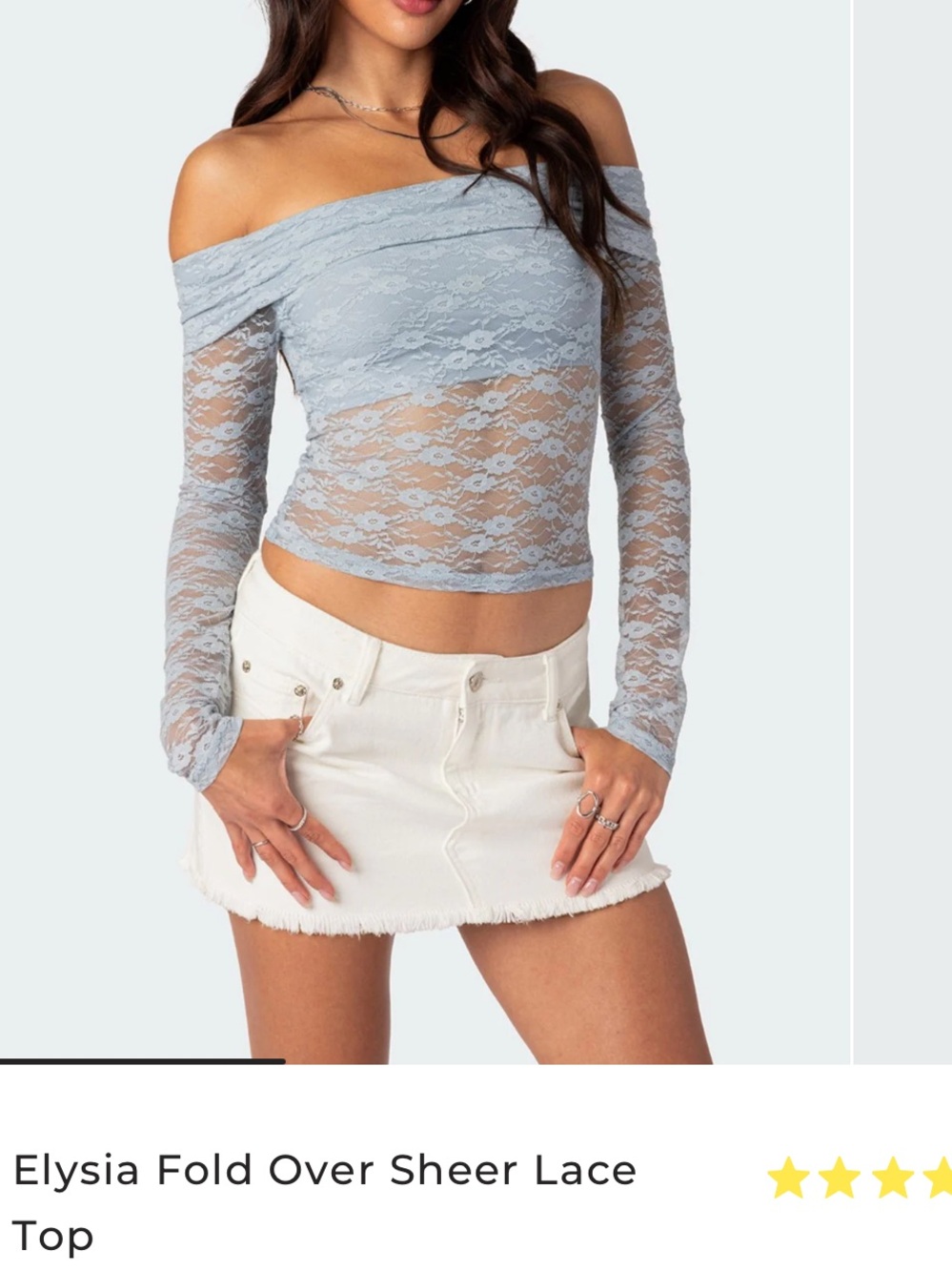 Edikted Lace Top NWT